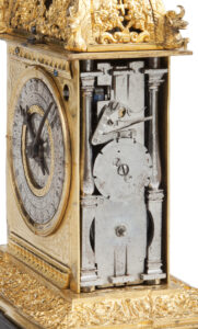 Detail van uurwerk Turmuhr Marquart 202